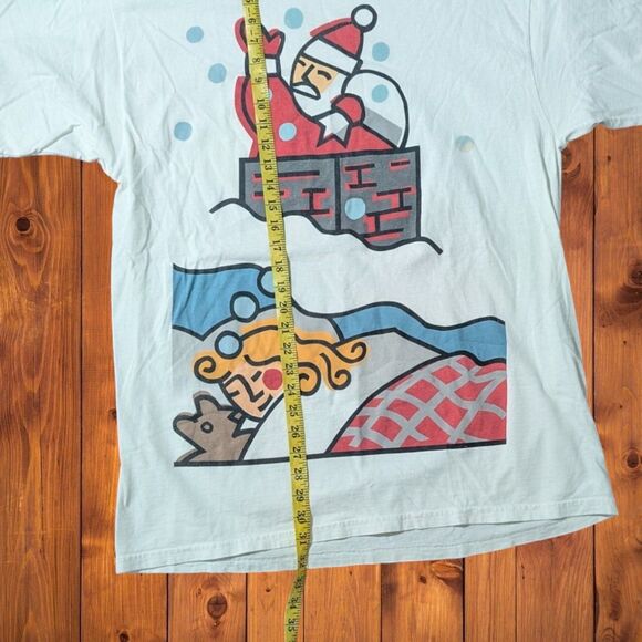 Vintage 90s USPS 32 Cent United States Post Office Christmas Santa XL Shirt - Picture 8 of 8